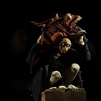 Man with fish - Plucked